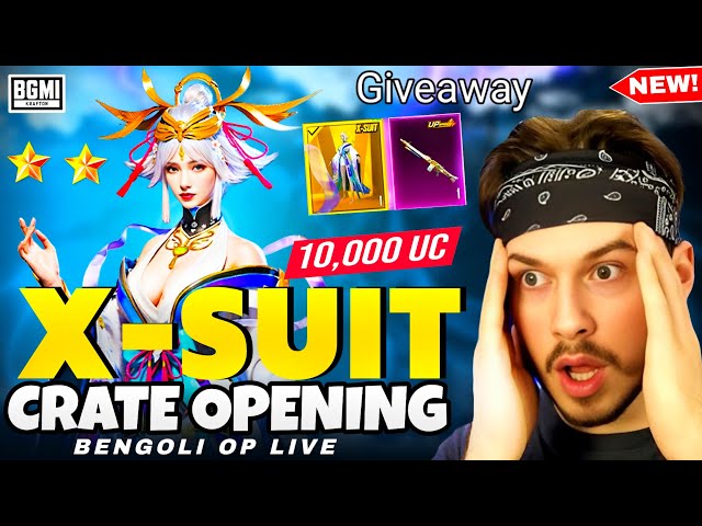 OMG 😱 GALADRIA X-Suit & Upgradable MG3 | GALADRIA X-Suit Crate Opening & Best Trick/ giveaway