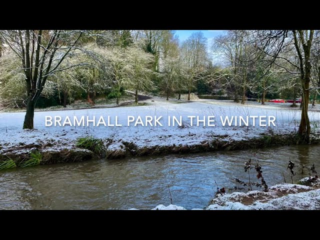 Bramhall Park in the Winter