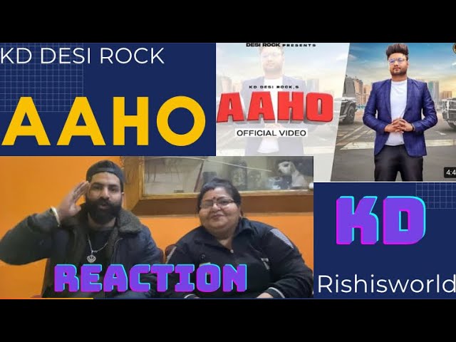 Reaction on | AAHO (Full Video) | KD Desi Rock | New Haryanvi Songs Haryanvi 2022