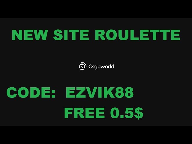 NEW FREE SITE ROULETTE CS:GO/FREE OPEN CASE/WINNING KNIFE/BEST ROULETTE/2017