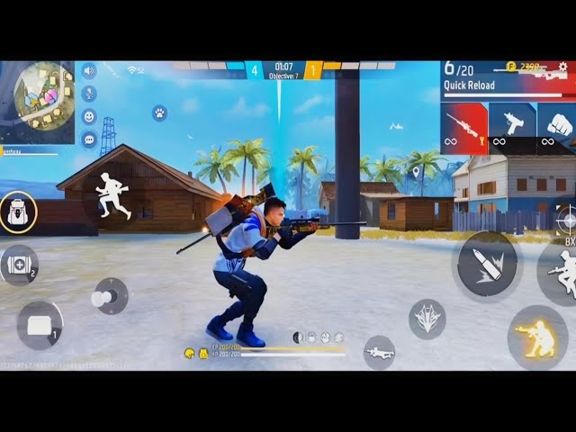 "Free Fire 1v1 Fight - Intense Gameplay!"