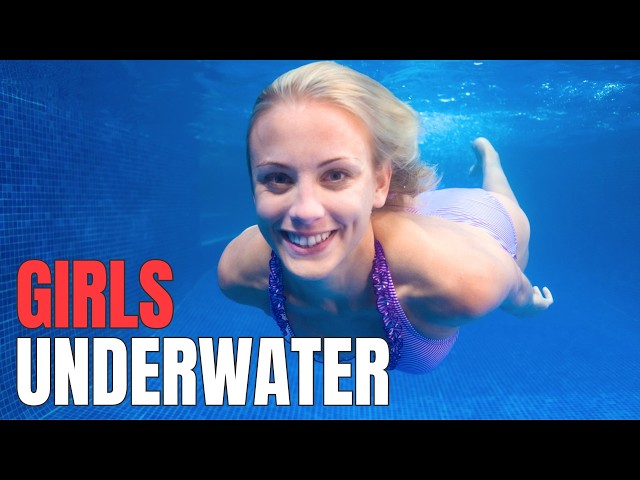 Women in bikini stunning Underwater Scuba Videos! 4K Sports Film