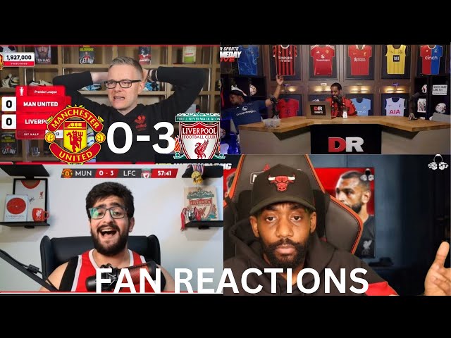 MANCHESTER UNITED 0 - 3 LIVERPOOL  l FANS REACTION 😡😂 24/25 PREMIER LEAGUE SEASON