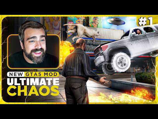 Can You 100% GTA 5 With 600+ CHAOS Effects? - Ultimate Chaos Mod #1