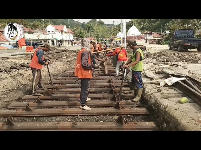 Bongkar Pasang Bantalan Dan Rel Kereta Api Non Aktif Jalur Sawahlunto - Muara Kalaban