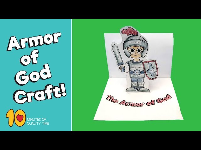 Armor of God Craft - Sunday School Activity for Kids