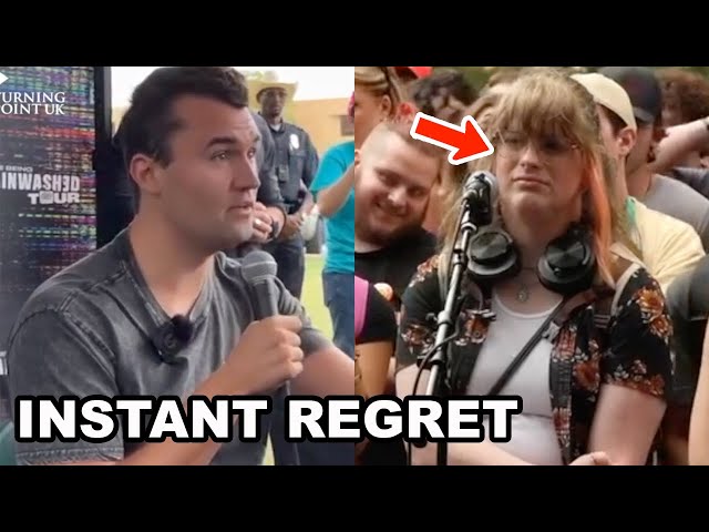 Charlie Kirk SCHOOLS College Student On Transgenderism and Leaves Room SPEECHLESS | Q&A