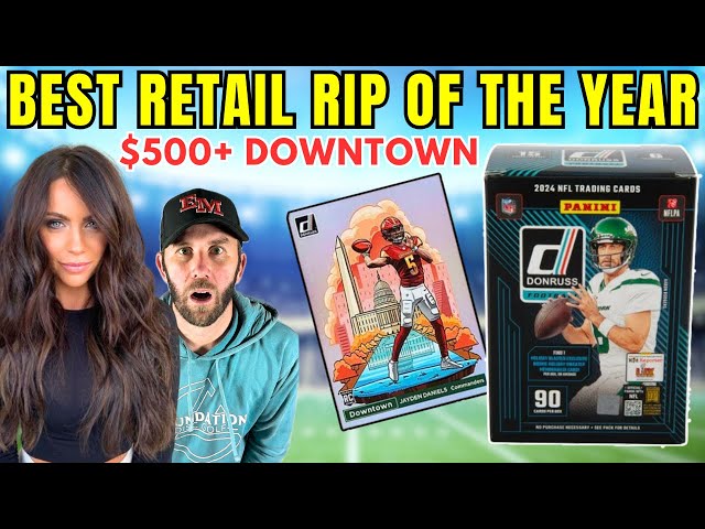 HUGE DOWNTOWN PULL! 2024 DONRUSS HOLIDAY FOOTBALL BLASTER BOXES