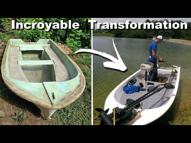 TRANSFORMATION d'une VIELLE BARQUE en BASSBOAT