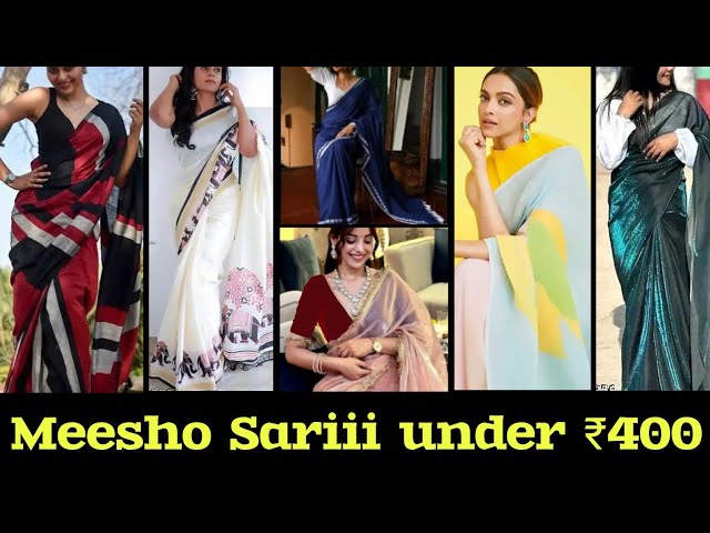 MEESHO Saree Haul || Meesho saree starting @259 || Meesho partywear saree new collection🦋