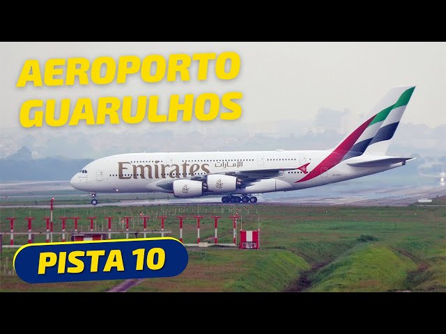 SBGR LIVE 10 - Câmera AO VIVO 24H do Aeroporto Internacional de Guarulhos - GRU Airport - Com Fonia