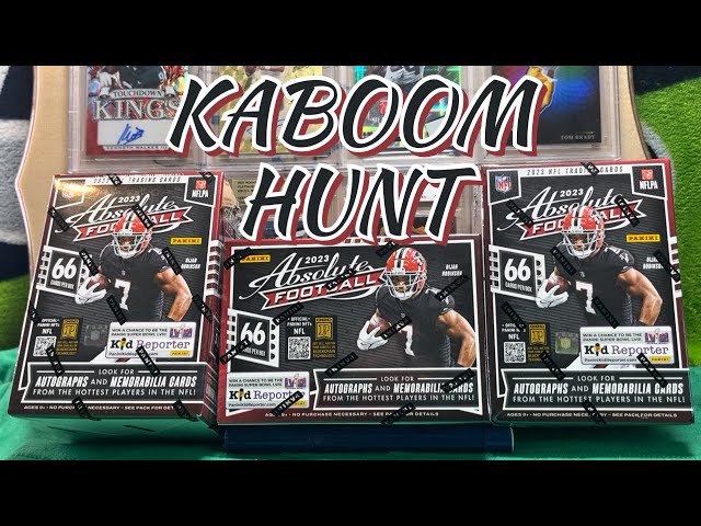 2023 Panini Absolute NFL Football 🏈 Kaboom Hunting 3 Blasters