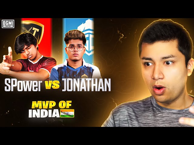 ROLEX REACTS to JONATHAN vs SPower (MVP OF INDIA) | BGMI