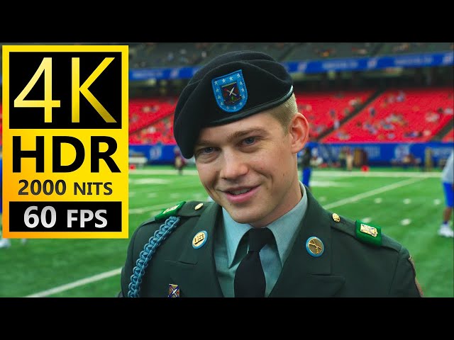 Billy Lynn's Long Halftime Walk | Bravos Play Rugby | 4K HDR HFR (60FPS) | 5.1 Surround