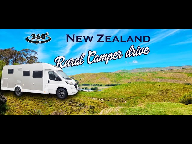 New Zealand 🇳🇿  rural camper drive 360° view