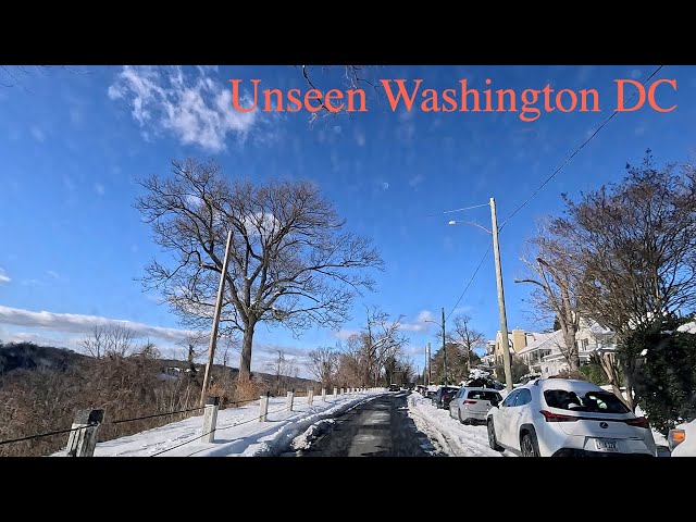 Unseen Washington DC: Driving Through Rare Snowy Scenic Views