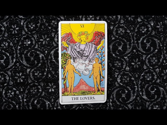 The Lovers Tarot Card - From the Rider-Waite Deck