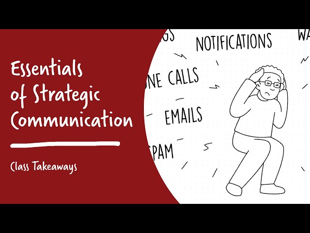 Class Takeaways — Essentials of Strategic Communication