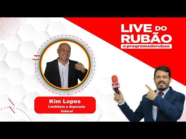 Kim Lopes na live do Rubão #77