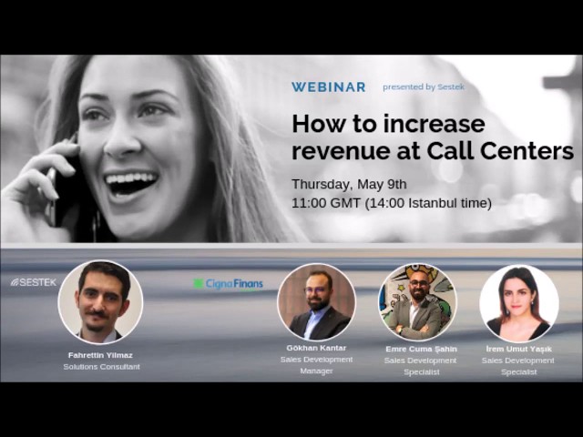 Past Webinars: How to Increase Revenue at Call Centers - 5/9/2019