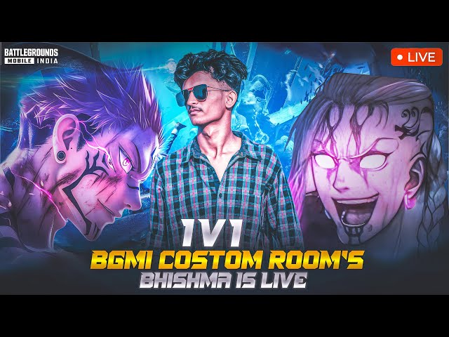 BGMI 1V1 TDM ROOM LIVE💗 | BGMI CUSTOM ROOM LIVE💥#bhishmaislive #bgmi #1v1challenge #1v1tdm