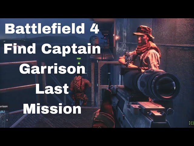 Battlefield 4 Find Captain Garrison Last Mission Walkthrough | BF4 PS5 Gameplay