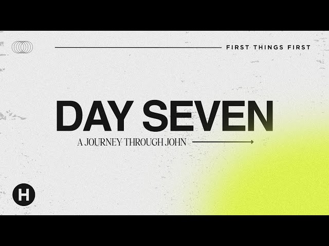 First Things First- Day 7 || John 7 || Are you Thirsty?