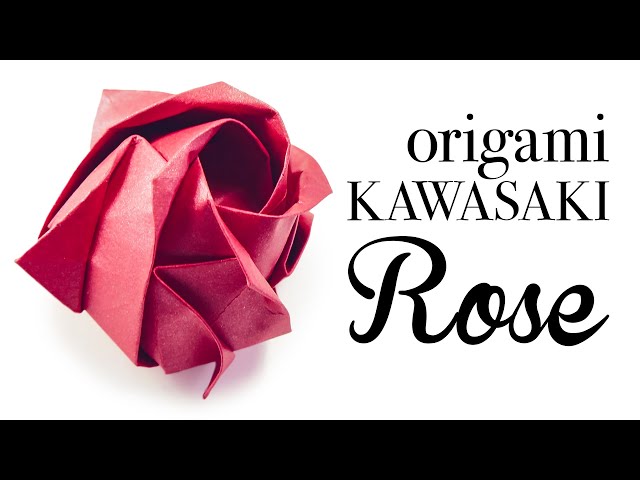 Origami Kawasaki Rose Tutorial - DIY - Paper Kawaii