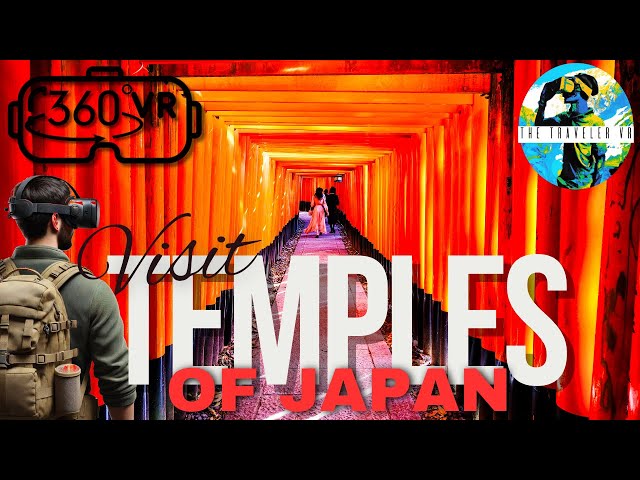 🇯🇵 Japanese Temples in 360° VR: Experience the Best Temples in Kyoto, Nara, Nikko | VR Travel Video