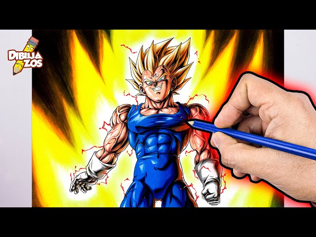 FAST & EASY 🤩 | HOW TO DRAW MAJIN VEGETA 🔥