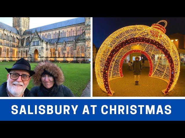 CHRISTMAS IN SALISBURY | A Walk Around the City | Beautiful Cathedral | Vlog 449