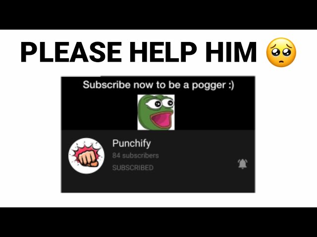 Please help him