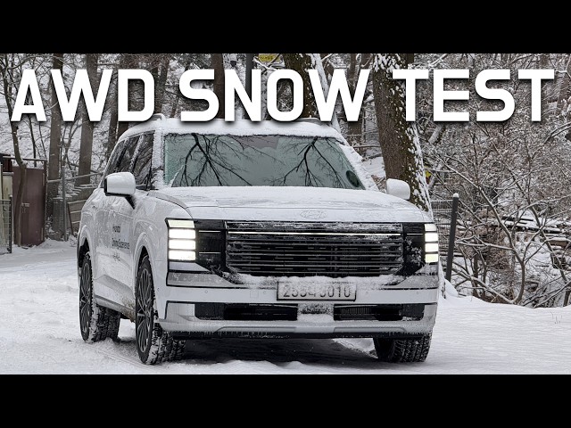 2026 Hyundai all-new Palisade AWD SNOW TEST Finally! How Good is HTRAC in Deep Snow ❄️ & Off-Road?