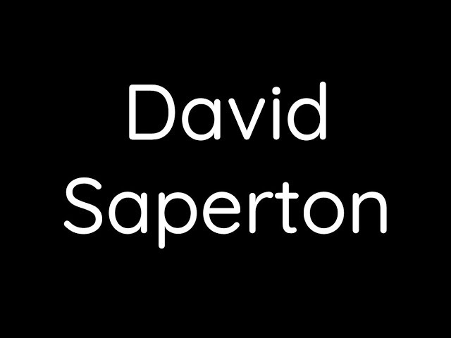 Interview with Alan Weiss / David Saperton