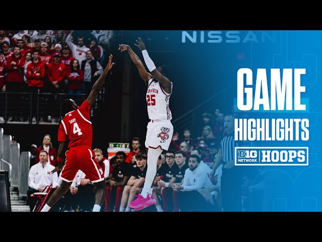 Nebraska at Wisconsin | HIGHLIGHTS | Big Ten Basketball | 01/26/2025