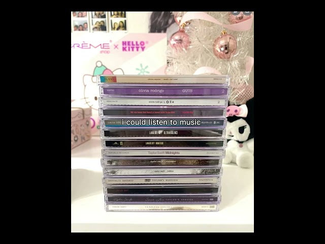 I could listen to music ( NOT MY PICTURES) #cds #musician #taylorswift #swiftie