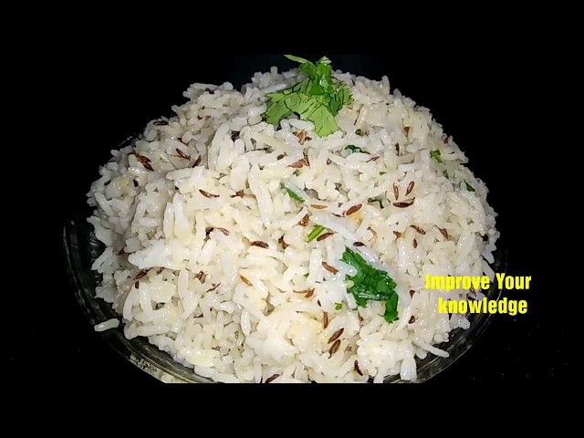 Jira Rice recipe ! How to Make jeera rice recipe in hindi  ! Flavoured Cumin Rice