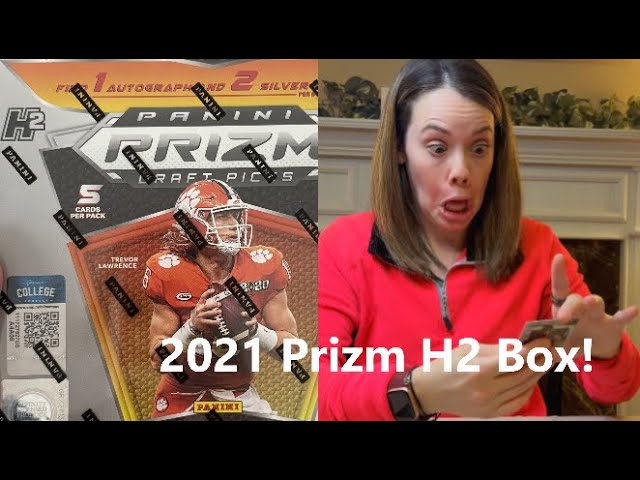 2021 Prizm H2 Football Box Break! HUGE Hits, autos & Shiny Parallels!