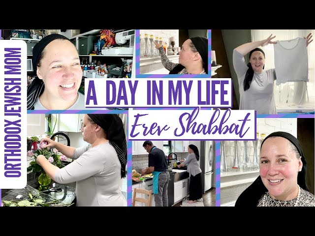 Orthodox Jew Gets Ready for Shabbat | Day in the Life DITL | Orthodox Jewish Mom (Jar of Fireflies)