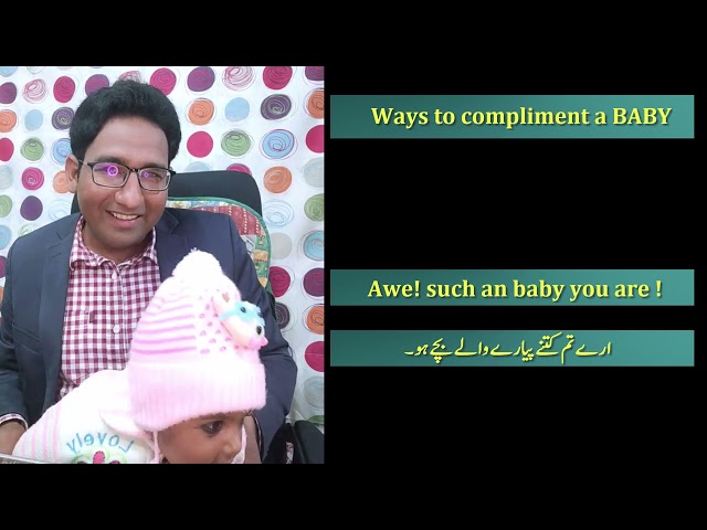 How to compliment a sweet child|| How to praise babies|| How to give compliments in English||