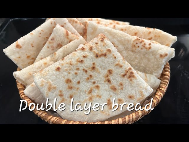 How to make lavash bread at home / Double layer bread