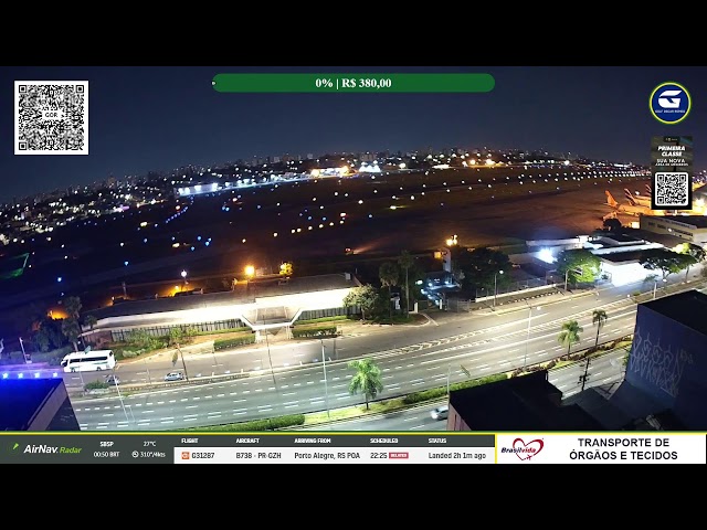 #3 SBSP LIVE - CGH AIRPORT - AEROPORTO DE SÃO PAULO CONGONHAS - CÂMERA 24H FULL ATC