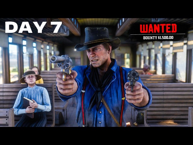 I became the most WANTED MAN in REALISTIC RDR 2!