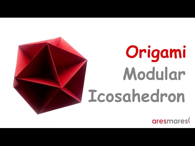 Origami Icosahedron (intermediate - modular)