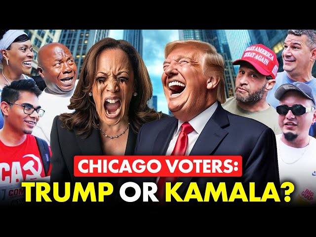 I Asked Chicago Voters: Kamala or Trump? What Happened Next Is INSANE 🤣