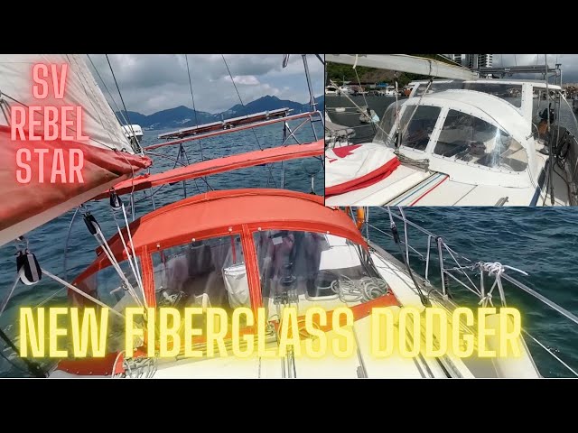 How to make a fiberglass boat Dodger