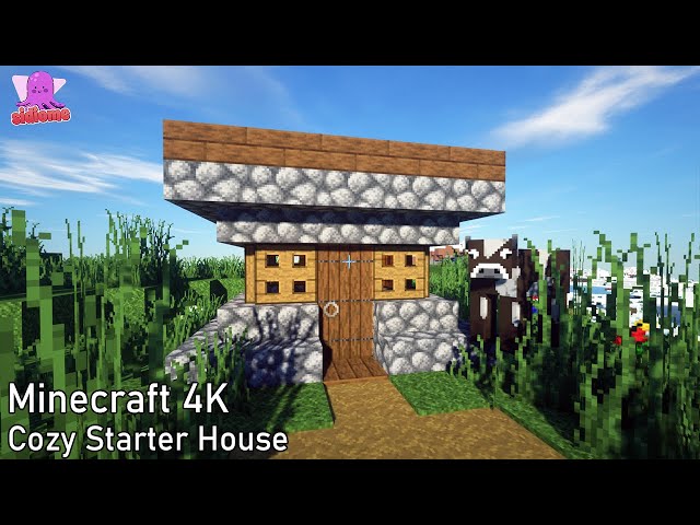 Minecraft Tutorial | Cozy Starter House