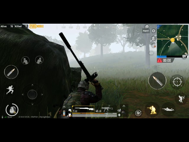 Chicken dinner in 3D PuB G mobile game