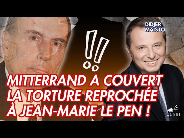 "Si on fait le procès de Le Pen, il faut faire le procès de Mitterrand !" - Didier Maïsto