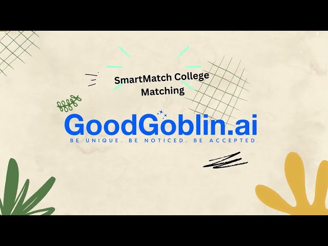 SmartMatch - Free College Matching by GoodGoblin